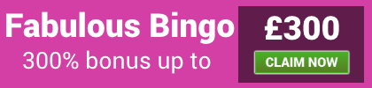 fabulous bingo | 300 signup bonus | free bingo