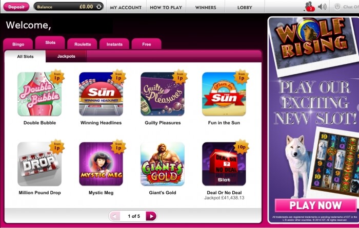 fabulous bingo | free bingo | online slots