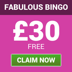 fabulous bingo | £30 welcome bonus | free bingo