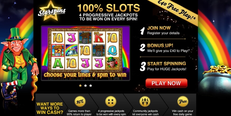 starspins-rainbow-riches-40-pound-free-play