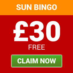 Claim a £30 Free Welcome Bonus with Sun Bingo