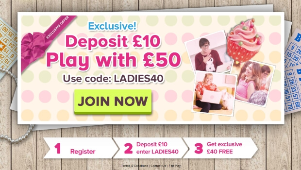 Deposit £10 and Play with £50 at 888 Ladies