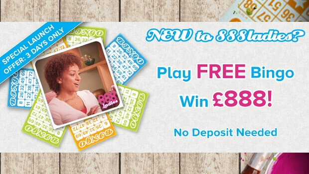 £888 of Free Bingo with No Deposit Needed