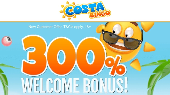 Costa Bingo | Free Bingo Bonus