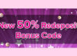 888 Ladies 50% Reload Bonus
