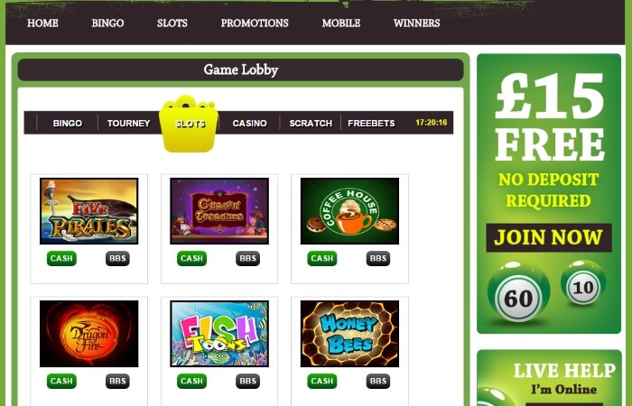 New Look Bingo - Deposit £10 Play with £75
