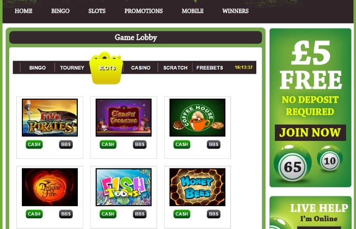 New Look Bingo - Deposit £10 Play with £65