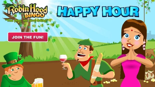 It's Happy Hour Twice a Day at Robin Hood Bingo
