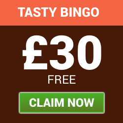 Deposit £10 and Play with £40 at Tasty Bingo