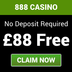 888 Casino - Get £88 FREE with no deposit needed