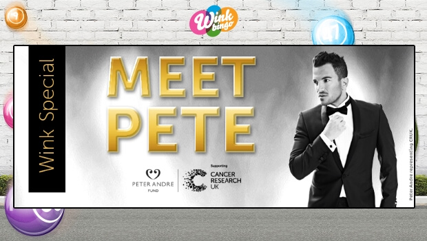 Wink Bingo | WIN Tickets to Meet Mr Peter André