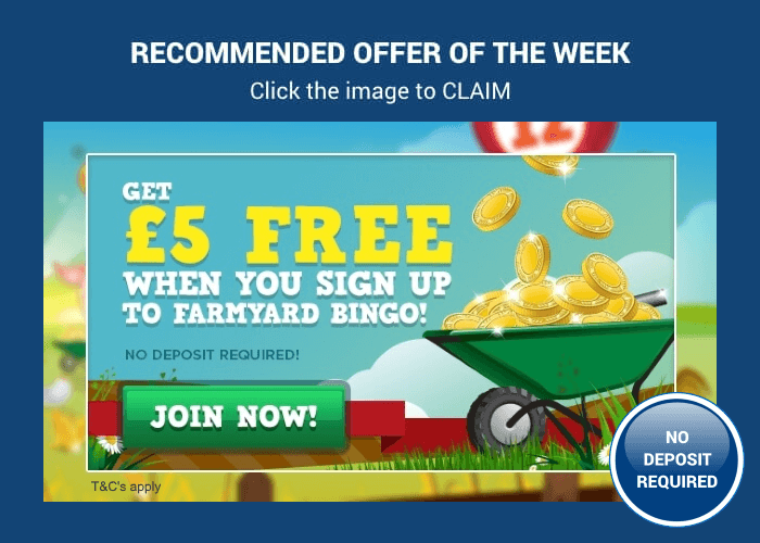 Farmyard Bingo | Free Bingo Bonus Cash