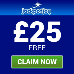 jackpotjoy | £25 welcome bonus | free bingo