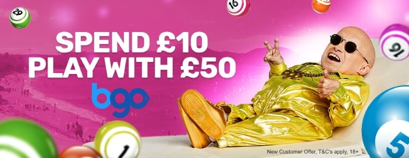 BGO Bingo | Get a £40 free bingo bonus