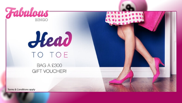 WIN a £300 Shoe Lover’s Gift Package with Fabulous Bingo