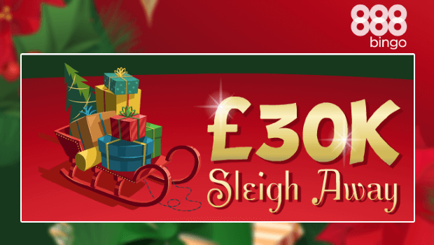 £30,000 Sleigh Away Promotion at 888 Bingo