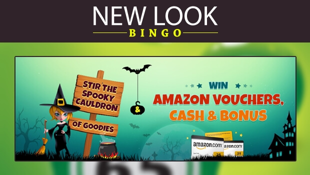 WIN Amazon Vouchers, Cash & Bonus at New Look Bingo