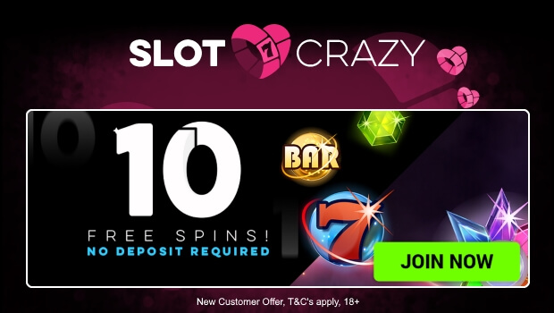 slot-crazy-10-free-spins-5starbingo