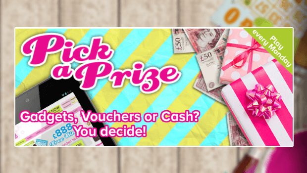 888Ladies | Pick a Prize