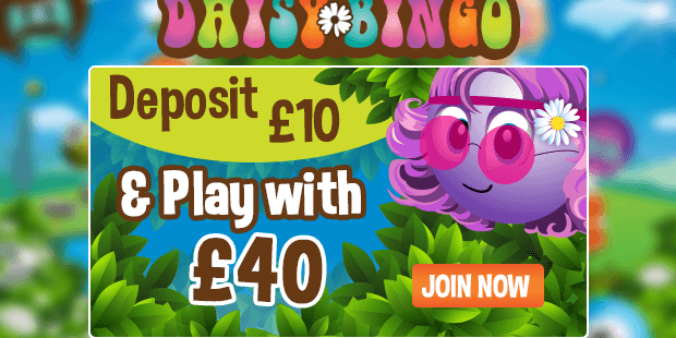 Get a £30 Free Bonus at Daisy Bingo Get a £30 Free Bonus at Daisy Bingo