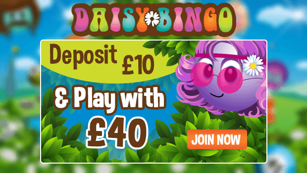 Get a £30 Free Bonus at Daisy Bingo