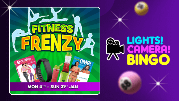 Lights Camer Bingo | Fitness Frenzy
