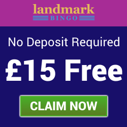 Landmark Bingo | £15 Free no deposit needed