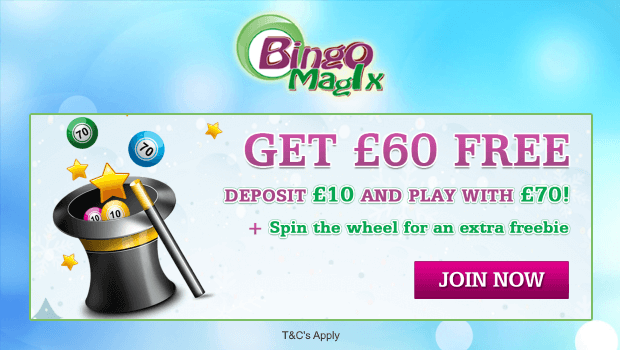 BingoMagix | Get £60 Free