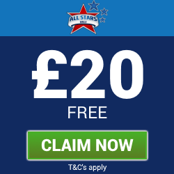 All Stars Bingo | Claim a £20 Free Bingo Bonus at the UK online bingo website