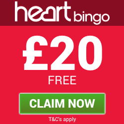 Heart Bingo | Get £20 Free Bingo Bonus - Freeplay