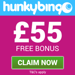 HunkyBingo | Free Bingo Bonus and Slots Bonus