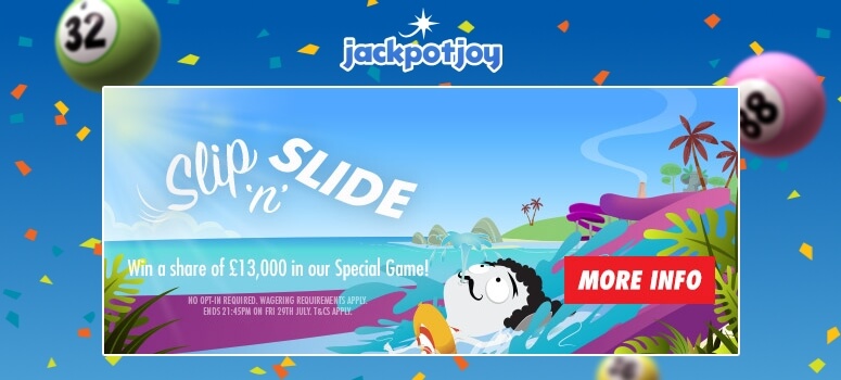 Jackpotjoy Bingo | £13,000 Special Bingo Game