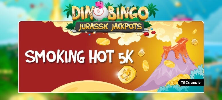 DinoBingo | £5,000 free bingo game