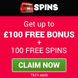 Deal or No Deal Spins | £100 free bonus plus 100 Free Spins