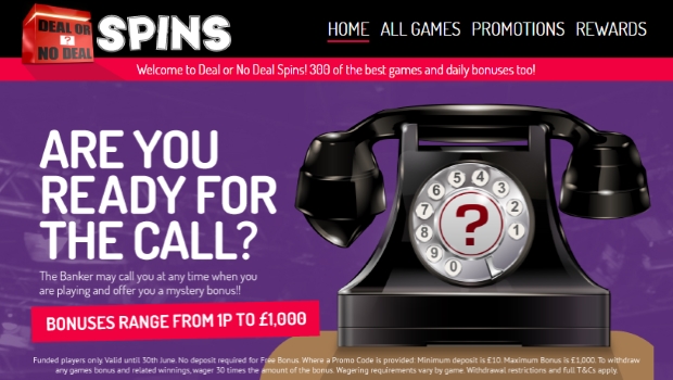 Deal or No Deal Spins | £100 free bonus plus 100 Free Spins