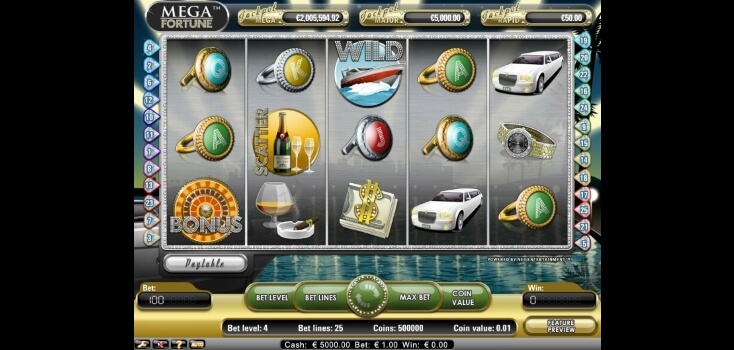 Mega Fortune Progressive Jackpot by Netent