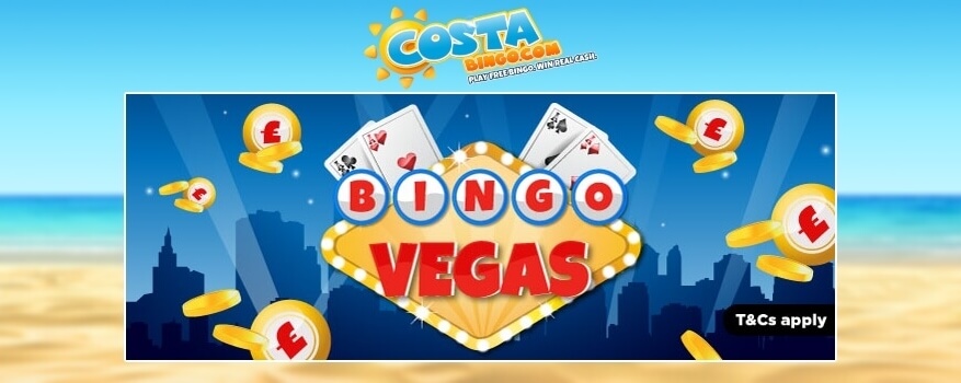 Bingo Vegas Game at Cost Bingo | 5 Star Bingo