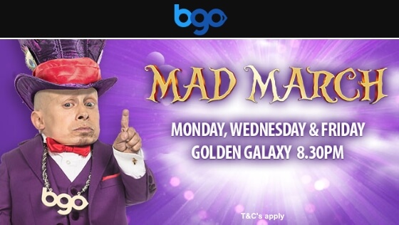 BGO Bingo | Mad March Prize Giveaway
