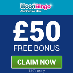 Moon Bingo | £50 Free Bingo Bonus