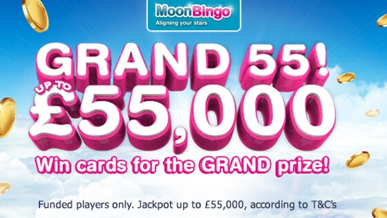 Moon Bingo | Win up to £55K