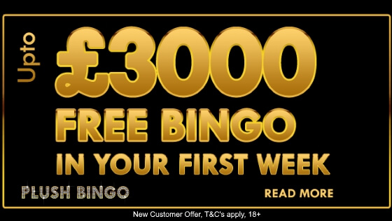 Plush Bingo | Free Bingo | No Deposit Bingo