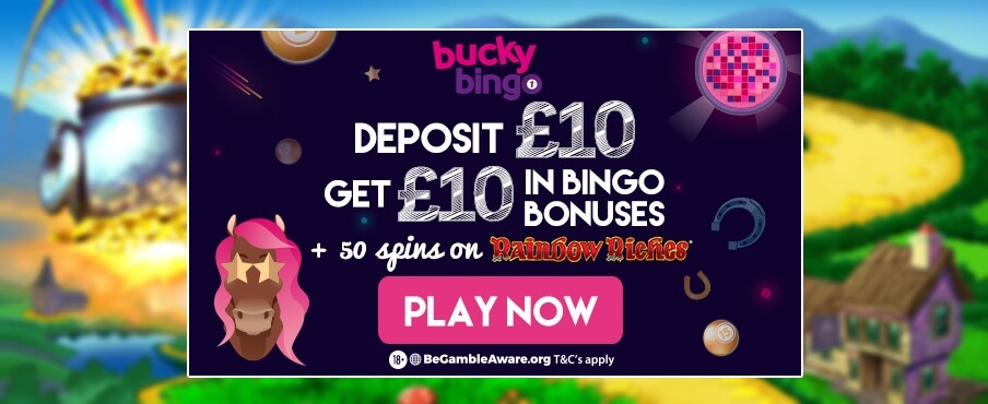 bucky-bingo-50-free-spins-rainbow-riches-5-starbingo